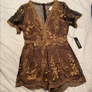 NWT lace romper